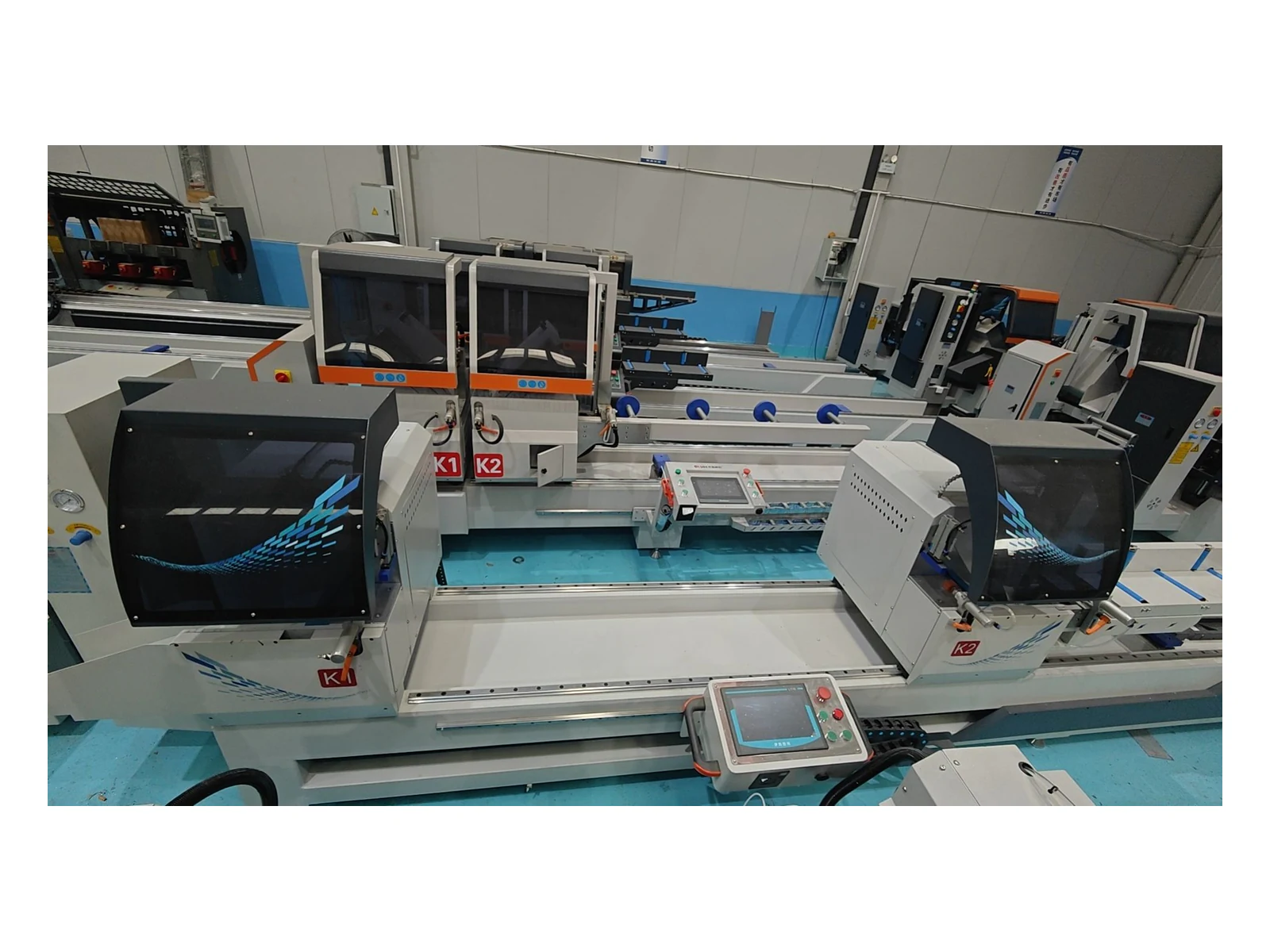Heavy-Duty 45-Degree Fixed Precision Cutting Saw LJGB-550x4200 - view 2
